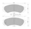 BOSCH 0 986 505 787 Brake Pad Set, disc brake